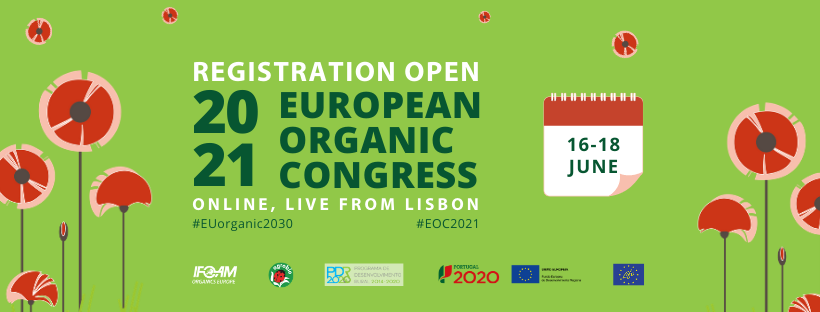 Онлайн на 16- 18 юни: European Organic Congress 2021