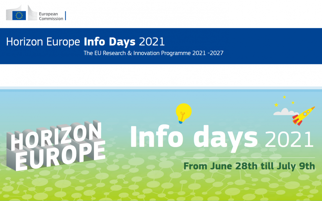 28 юни – 9 юли: Информационни дни по програма „Хоризонт Европа“ 2021-2027