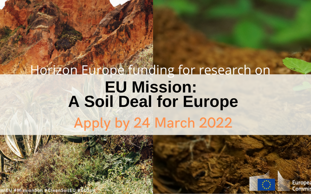 8 покани за 62 млн. € са отворени до 24 март по „A Soil Deal for Europe Missions“ от програма „Хоризонт Европа“